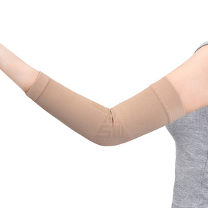 Wholesale Breathable Soft High <b>Compression</b> Elastic Unisex <b>Arm</b> <b>Sleeves</b> Fixed Straps Sports <b>Arm</b> Covers Wrist Support Scar Covering - Product Image 1