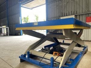 High-Class 1 Ton Pedestrian Electric Stacker New 1 Year Warranty <b>Hydraulic</b> Scissor Lift Table Mechanics Vietnam - Product Image 3