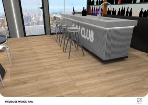 กระเบื้องพอร์ซเลนลายไม้ดีไซน์หรูหรา ผิวด้าน ขนาด 600x1200 มม. ลายไม้ธรรมชาติ สำหรับตกแต่งภายใน - Product Image 2