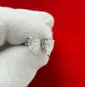 Pear Shape Elegant Fashion <b>Fine</b> Jewelry 10K 14K 18K Gold Lab Grown Diamond <b>Earrings</b> <b>Stud</b> Women Men <b>Earrings</b> For Gift - Product Image 4
