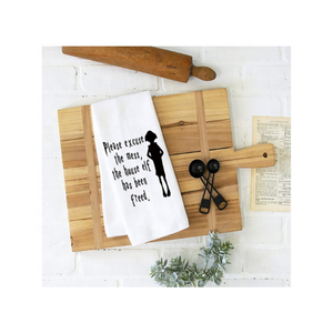 Nautique jaune blanc brodé 100% coton 18x28 pouces 180 GSM nouveauté OEM ODM boucle de suspension en gros ensembles de serviettes de cuisine - Product Image 4