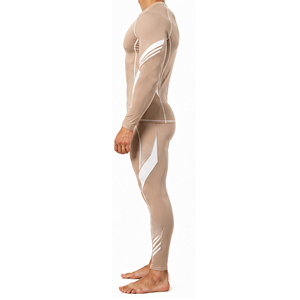 Ensemble de vêtements de sport pour homme personnalisé, respirant, extensible, haut à manches longues et pantalon pour la course à pied, la salle de sport, la remise en forme et l'entraînement - Product Image 4