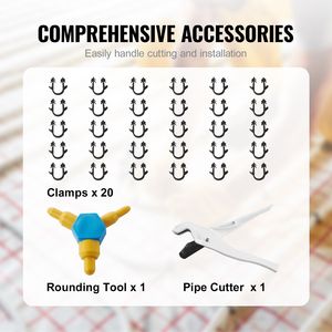 Tube PEX AL PEX de 5/8 de diamètre, 984 pieds, barrière à l'oxygène pour plancher radiant, épaisseur 0,08, tuyau composite aluminium-plastique, tuyau de haute qualité - Product Image 5