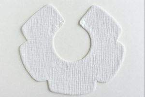 JALBEBE Babero de Muselina para Bebé, de Algodón Suave, con Cierre de un Botón, Ecológico, Antibacterial, Lavable, Unisex - Product Image 2