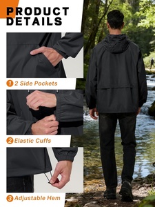 เสื้อแจ็คเก็ตกันลมลดราคาพิเศษ ปี 2026 รับผลิตแบบ OEM พร้อมสกรีนโลโก้ ผลิตจากโพลีเอสเตอร์ 100% กันน้ำ ซิปหนา สำหรับฤดูหนาว  แบบเย็บต่อผ้า  ลายพิมพ์ 3 มิติ สำหรับผู้ชาย - Product Image 5