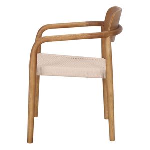 Silla de Comedor Moderna de Madera de Teca, Silla de Madera Maciza para el Hogar, Restaurante, Cafetería, Muebles Duraderos de Primera Calidad, Venta al por Mayor, Exportación - Product Image 3