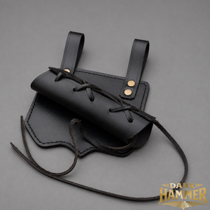 Funda de cuero artesanal medieval vikinga para espada y hacha, de alta resistencia, para cinturón renacentista, para daga. - Product Image 2