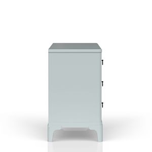 Rifinitura oceano 3 cassetti sala cassettiera con facciata in canna eleganti mobili da soggiorno - Product Image 3