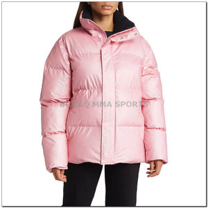 Chaqueta Acolchada Impermeable Personalizada para Mujer, Chaqueta de Invierno Acolchada de Diseño, Abrigo Acolchado de Nailon para Mujer - Product Image 1