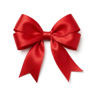 Ruban de satin rouge simple face de 25 mm en gros pour paniers, décors floraux, garnitures de vêtements, loisirs créatifs, décorations de fête, rouleaux - Product Image 1