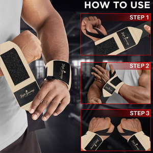 Nouveaux sangles de poignet personnalisées avec logo pour la musculation, soutien des poignets pour la musculation, faible MOQ - Product Image 6
