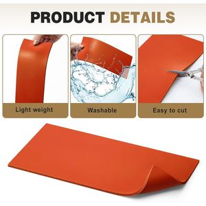 Set di 3 Tappetini in Silicone a Doppia Faccia per Pressa a Caldo, Accessori per Trasferimento Vinile e HTV, Ideali per Piccole Imprese Fai-da-Te - Product Image 4