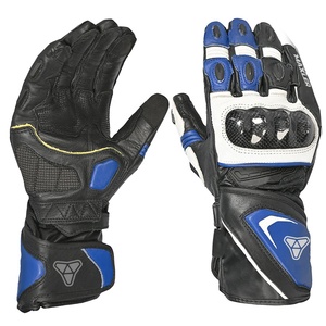 Gants de moto tactiques d'hiver en cuir avec écran tactile et conception complète des doigts pour le camping extérieur unisexe, la randonnée et le tir - Product Image 1