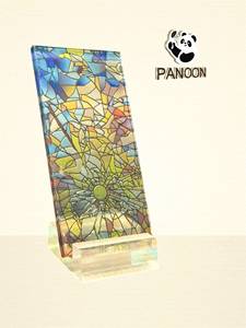 Modèle CG-01 Panneau décoratif en vitrail de cathédrale d'art trempé pour portes intérieures Fenêtres Salle de bain Mur rideau et escalier - Product Image 6