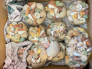 Natural Handmade Seashell Gift Craft Abalone Shell Conch Decorative Set Vietnam Wholesale Factory Supply Christmas Hanging Boat - Product Image 5