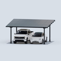 Supports au sol de panneau solaire de prix usine Supports de parking solaires galvanisés à chaud pour panneaux solaires