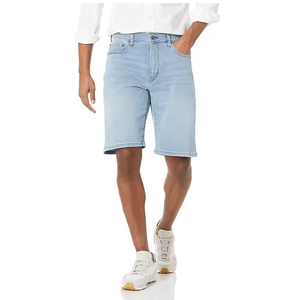 Pantalones Cortos de Mezclilla Casuales para Hombre, Estilo Vintage, Holgados, para Verano, Moda Urbana, Color Negro - Product Image 2