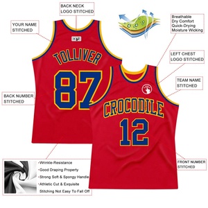 Camiseta de baloncesto morada personalizada con nombre y número del equipo, estampado sublimado, camiseta sin mangas de malla unisex para adultos - Product Image 3