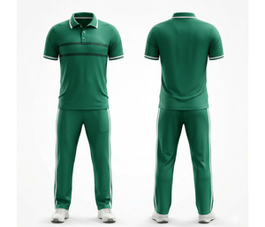 Custom <b>Cricket</b> Apparel Manufacturer for International Buyers | Men Women Youth <b>Cricket</b> Wears Polo Shirt and Trouser Full Team - Product Image 2