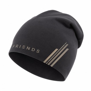 Beanie Hat Unisex Adult 100% Acrylic Casual <b>Winter</b> <b>Cap</b> Black Letter Print Foil Design 56-58CM - Product Image 5