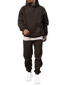 Conjunto Deportivo Personalizado con Sudadera y Pantalones a Juego, Logotipo Personalizado, Chándal Informal de Dos Piezas para Marcas de Ropa Urbana - Product Image 1