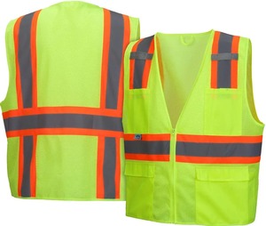Chaleco de Seguridad Reflectante, Talla Única, para Tráfico y Construcción, Resistente, de Alta Calidad - Product Image 1
