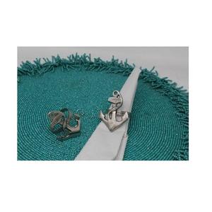 Anillos de Servilleta de Coral Plateado al por Mayor, Diseño Moderno, Ecológicos, Duraderos, de Metal, Tema Oceánico, Decoración de Mesa, Suministros para Bodas en la Playa, OEM - Product Image 3