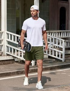 Pantalones Cortos Deportivos Transpirables para Hombre, para Correr, Gimnasio, Fitness, con Logotipo Personalizado, 5 Pulgadas, Casuales - Product Image 5