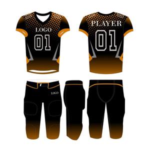Uniforme de Fútbol Americano 2025 Personalizado con Impresión Frontal, Mangas Cortas, Alta Calidad, Transpirable, Antibacterial y Ligero, OEM - Product Image 3