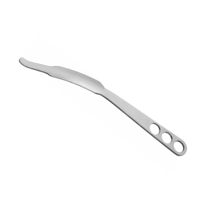 Palanca curva para cuello femoral de 240 mm, elevador quirúrgico de punta roma de 9.12 mm, instrumento ortopédico para huesos con mandíbula de 10 mm de ancho y 22 mm de longitud. - Product Image 4
