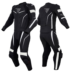 ชุดหนังสำหรับขี่มอเตอร์ไซค์ฤดูหนาวสำหรับผู้ชาย หนังแท้ กันลม ย้อมสี ยืดได้ ป้องกันไหล่ เข่า ข้อศอก - Product Image 1