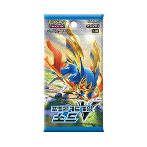 Boîte de boosters Pokémon Sword v, jeu de cartes à collectionner coréen, cartes de collection populaires d'anime, collection de cartes scellées en usine - Product Image 6