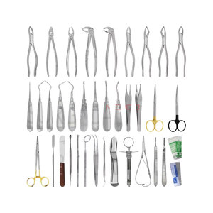 Kit de 75 Piezas para Extracción Dental, Juego Profesional de Elevadores y Pinzas de Acero Inoxidable, Instrumentos Médicos Dentales - Product Image 1