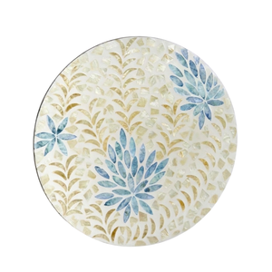 High Fashion Tableware Mother of Pearl Placemat Shell Charger for Editorial Shoots and Luxury Home Styling - Product Image 2