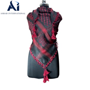 Foulard Arafat Keffiyeh Shemagh de Haute Qualité en Gros, Kufiya Yashmagh, Voile Arabe Traditionnel du Moyen-Orient, Fournisseur en Gros - Product Image 1