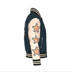 Chaqueta Varsity OEM para Hombre, Estilo Vintage, Ropa de Invierno, Logotipo Bordado Personalizado, Chaqueta de Béisbol Universitaria para Hombre - Product Image 3