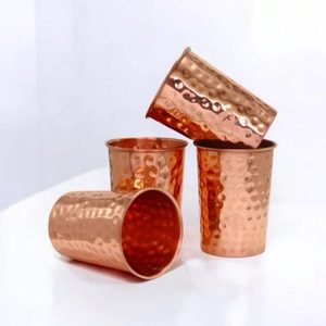 Fournisseur et fabricant en gros de verres à eau en cuivre, logo personnalisé, export, vaisselle réutilisable, durable, usine en Inde - Product Image 4