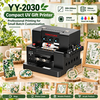 Imprimante UV A4 2030 XP600 à plat pour l'impression de logos personnalisés sur acrylique, métal, verre et produits en bois