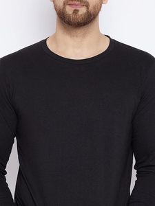 Camiseta Clásica y Elegante de Manga Larga para Hombre, Estilo Informal, 100% Algodón Tejido, Ecológica, Corte Regular, Ropa Deportiva - Product Image 1