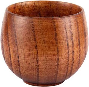 Mug en bois de style classique fait à la main, écologique, léger, 200 ml, pour le thé, le café, cadeaux d'affaires, créations Lavie - Product Image 3