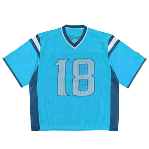 เสื้อเจอร์ซีย์อเมริกันฟุตบอลแบบสั่งทำสำหรับผู้ชายปี 2026 รุ่นนิวยอร์ก คุณภาพเย็บดีเยี่ยม ระบายอากาศได้ดี - Product Image 4