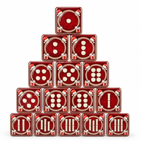 Jeu de tuiles de mahjong en résine époxy cristalline personnalisées, faites à la main, non toxiques, durables, écologiques, résistantes à l'eau, portables, tuiles de luxe