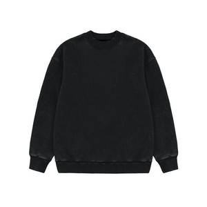Hot Sale 100% Cotton Acid <b>Wash</b> Winter Sweatshirts for Men-Casual Plus Size Windproof Breathable - Product Image 1
