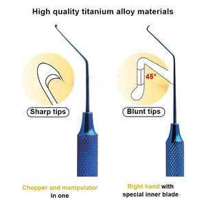 Faca de Doble Extremo para Cirugía de Cataratas, Instrumentos Oftálmicos Hechos de Acero Inoxidable y Titanio por Dentavex - Product Image 3