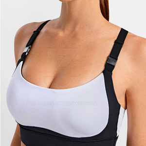 Bra Deportivo Elástico de Primera Calidad, Simple, Transpirable, con Soporte Frontal Alto, Ecológico, para Yoga y Uso Diario - Product Image 3