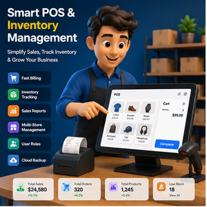 Desarrollo de Aplicaciones Móviles para Gestión de Inventario POS, Seguimiento de Stock en Tiempo Real, Plataforma de Automatización para Minoristas - Product Image 2