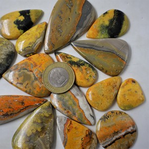 Natural Bumble <b>Bee</b> Quartz Cabochon Loose Gemstone Mixed Cut Polished Stone Jewelry Making Custom Sizes Wholesale - Product Image 6