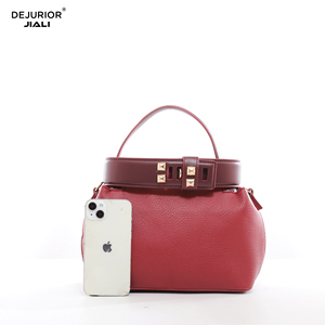 DEJURIOR PU Leather Tote Bag Set for Women 2-Piece Fashion Shoulder/Crossbody Handbag with Polyester Lining and <b>Zip</b> Closure - Product Image 5