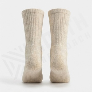 Merino <b>Wool</b> <b>Socks</b> Men Cushioned Mid Calf Moisture Wicking Hiking Outdoor Activities Breathable Warm Thermal Fit Customized Color - Product Image 2