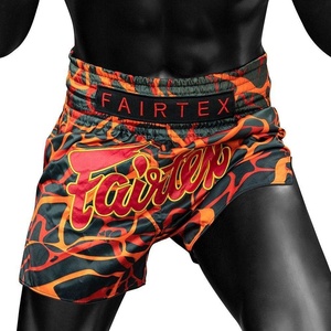 Shorts de Muay Thai Fairtex Hechos a Medida de Alta Calidad, Fabricados con 100% Poliéster para Entrenamiento de Artes Marciales para Hombres - Product Image 5